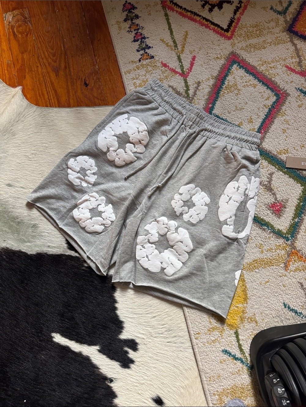 denim tiers grey S shorts